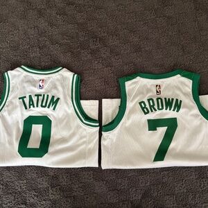 2 Boston Celtics Jersey. Boys size M
